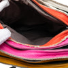 Bottega Veneta Multicolor Pebbled Leather Double Zip Satchel Secondhand