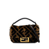 Fendi Mini Zucca Shearling Baguette Satchel Secondhand