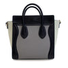 Celine Nano Tricolor Grained Calfskin and Nubuck Luggage Tote Secondhand