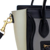 Celine Nano Tricolor Grained Calfskin and Nubuck Luggage Tote Secondhand