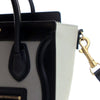Celine Nano Tricolor Grained Calfskin and Nubuck Luggage Tote Secondhand