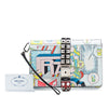 Prada Comic Print Studded Leather Elektra Clutch Secondhand