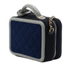 Chanel Small Tricolor Jersey CC Filigree Vanity Case Secondhand