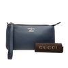 Gucci Pebbled Leather Swing Wristlet Pouch Secondhand