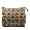 Fendi Zucchino Canvas Pouch Secondhand
