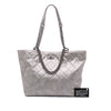 Chanel Quilted Iridescent Calfskin Shopping in Chains Tote Secondhand