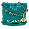 Chanel Mini Shiny Calfskin 22 Handbag Secondhand