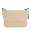 Chanel Small Chevron Aged Calfskin Gabrielle Hobo Secondhand