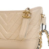 Chanel Small Chevron Aged Calfskin Gabrielle Hobo Secondhand