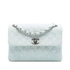 Chanel CC Quilted Tweed Chain Flap Secondhand