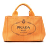 Prada Small Canvas Canapa Logo Satchel Secondhand
