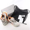 Balenciaga Track Panel Style Mesh and Nylon Sneakers in White x Orange, Size 41 EU Secondhand