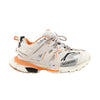 Balenciaga Track Panel Style Mesh and Nylon Sneakers in White x Orange, Size 41 EU Secondhand