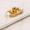Secondhand Chanel Mini Glazed Calfskin Pearl Side Flap