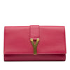 Saint Laurent Leather Chyc Ligne Clutch Secondhand