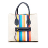 Celine Medium Striped Canvas Phantom Luggage Tote Secondhand