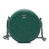 Chanel Quilted Lambskin Round Crossbody Secondhand