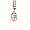 Dior Gold Plated CD Logo Pendant Necklace Secondhand