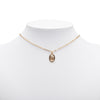 Dior Gold Plated CD Logo Pendant Necklace Secondhand