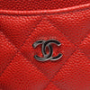 Chanel CC Quilted Caviar Card Case Secondhand