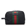 Gucci Techno Web Canvas Clutch Secondhand