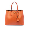 Prada Medium Saffiano Cuir Double Handle Satchel Secondhand