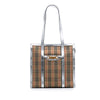 Burberry Haymarket Check Canvas Knight 1983 Link Tote Secondhand