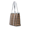 Burberry Haymarket Check Canvas Knight 1983 Link Tote Secondhand
