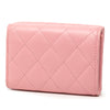 Secondhand Chanel CC Quilted Lambskin Compact Flap Wallet