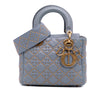 Dior Small Lambskin Cannage Studded Supple Lady Dior Secondhand