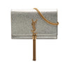 Saint Laurent Small Metallic Kate Tassel Wallet On Chain Secondhand