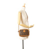Fendi Glazed Fabric Vitello Century FF 1974 Camera Bag Secondhand