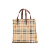 Secondhand Burberry Haymarket Check Coated Canvas Tote