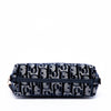 Dior Oblique Embroidered Velvet Cosmetic Pouch Secondhand