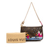 Louis Vuitton Monogram Christmas Animation Bears on Skis Mini Pochette Accessoires Secondhand