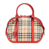 Burberry Small Haymarket Check Canvas Orchard Bowling Bag Secondhand