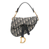 Dior Mini Oblique Canvas Saddle Bag Secondhand