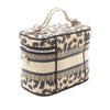 Dior Mizza Small Embroidered Canvas Diortravel Leopard Vanity Case Secondhand