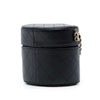 Chanel CC Quilted Lambskin Round Vanity Clutch With Chain Secondhand