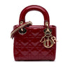 Dior Mini Patent Cannage Lady Dior Secondhand