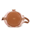 Celine Micro Triomphe Embroidered Canvas Drawstring Bucket Bag Secondhand