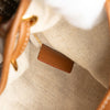 Celine Micro Triomphe Embroidered Canvas Drawstring Bucket Bag Secondhand