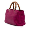 Gucci Medium Calfskin Bamboo Shopper Satchel Secondhand
