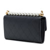 Chanel Quilted Goatskin Chic Pearls Clutch with Chain Secondhand