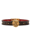 Louis Vuitton Monogram and Calfskin LV Circle Reversible Bracelet Secondhand