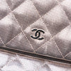 Chanel Quilted Calfskin Pixel Effect Beauty Foldover Clutch Secondhand