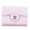 Chanel CC Quilted Caviar Compact Flap Wallet Secondhand