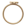 Chanel Gold Plated CC Ring Secondhand