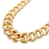 Louis Vuitton Gold Plated Monogram Collier 2D Chain Necklace Secondhand