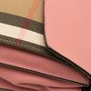Burberry Small Leather and House Check Canvas Derby Macken Crossbody Secondhand
